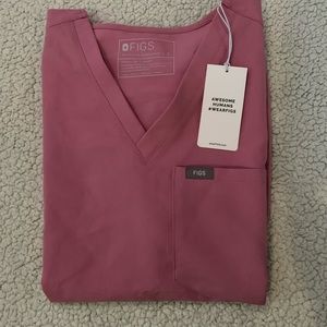 Figs one pocket scrub top size small